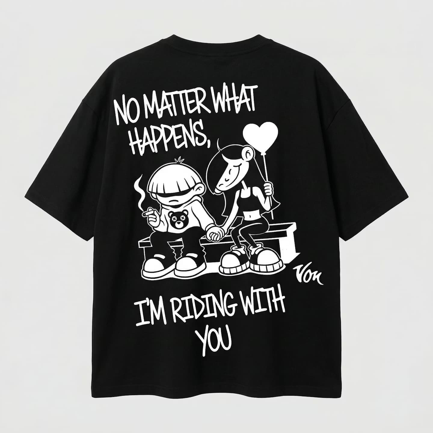 RIDING — Black — reverso